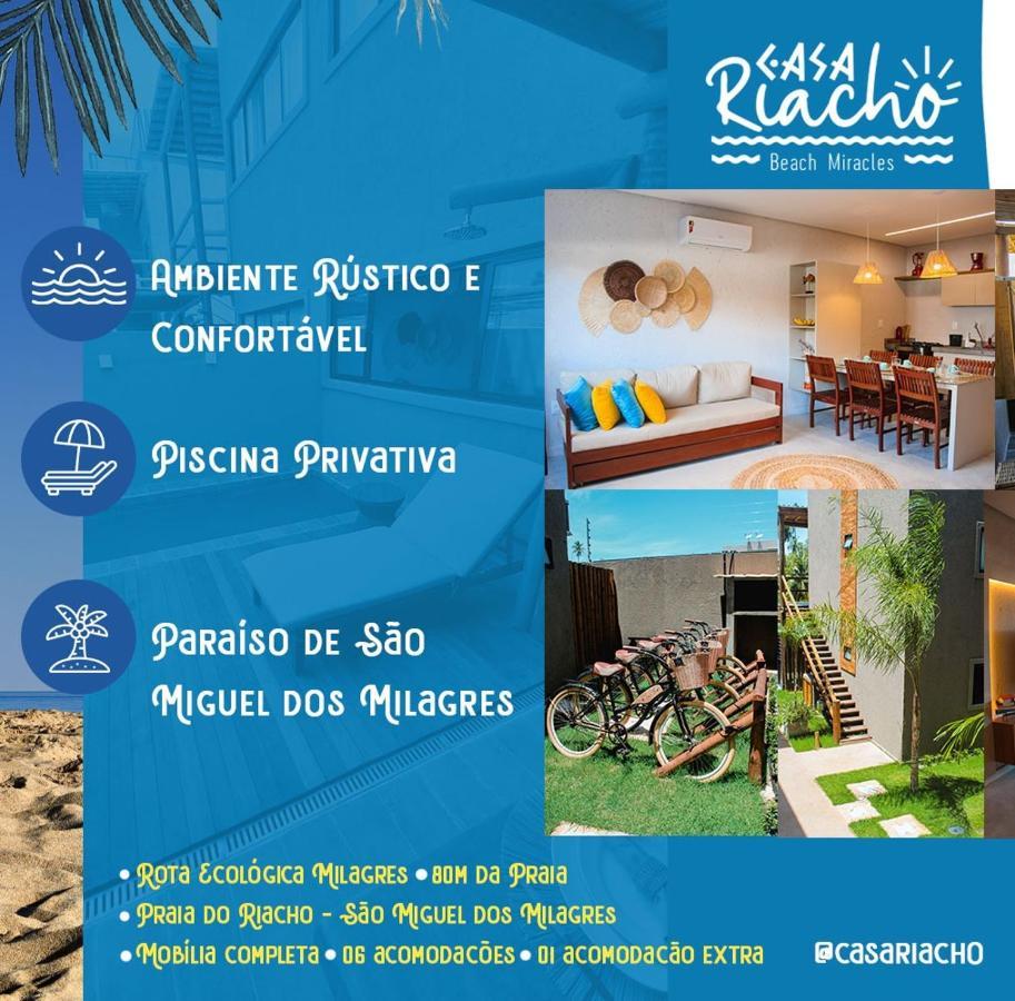 São Miguel dos Milagres Casa Riacho 빌라 외부 사진